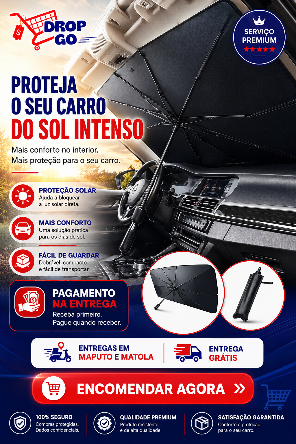 CarShield™ — Proteção Solar Para Seu Carro
